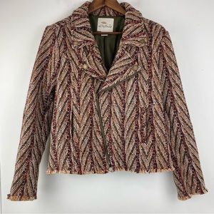 Stylish Multicolor Zigzag Jacket